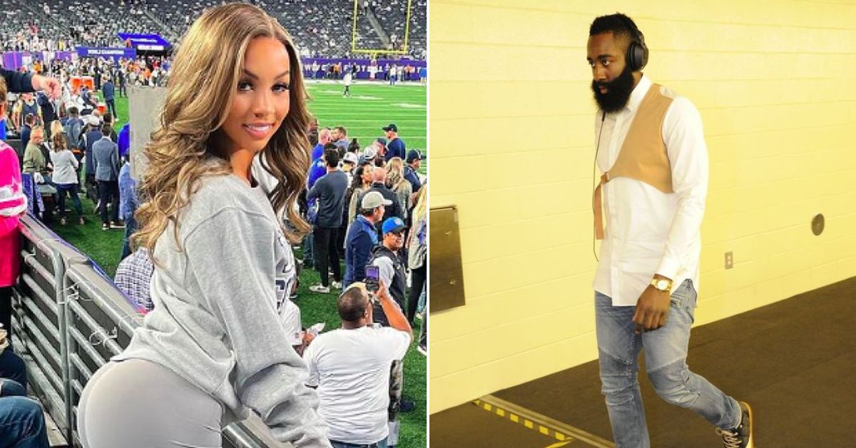 Brittany Renner and James Harden