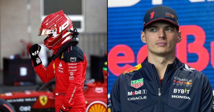 Charles Leclerc Max Verstappen