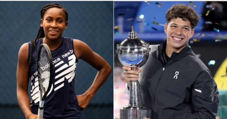 Coco Gauff and Ben Shelton, the young and rising American tennis stars