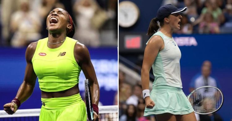 Coco Gauff and Iga Swiatek. (Credits- Karsten Moran/New York Times, Simon Bruty/USTA)