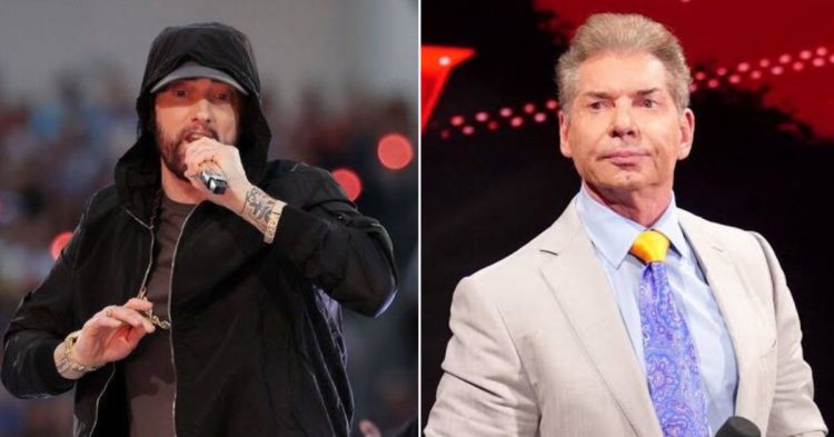 Eminem makes a surprising comment about Vince McMahon