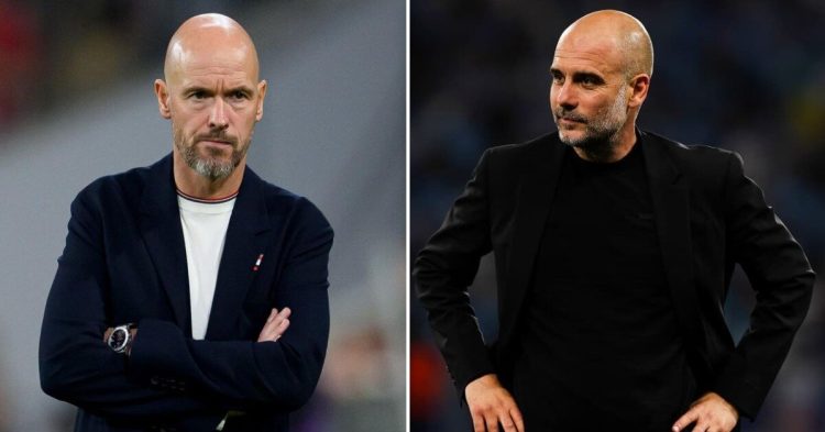 Erik ten Hag and Pep Guardiola