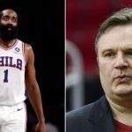 James Harden and Daryl Morey (Credit- Getty Images and Troy Taormina Reuters)