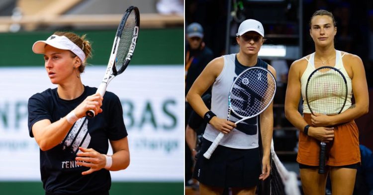 Liudmila Samsonova, Iga Swiatek and Aryna Sabalenka. (credits- X, Jimmie 48/WTA)