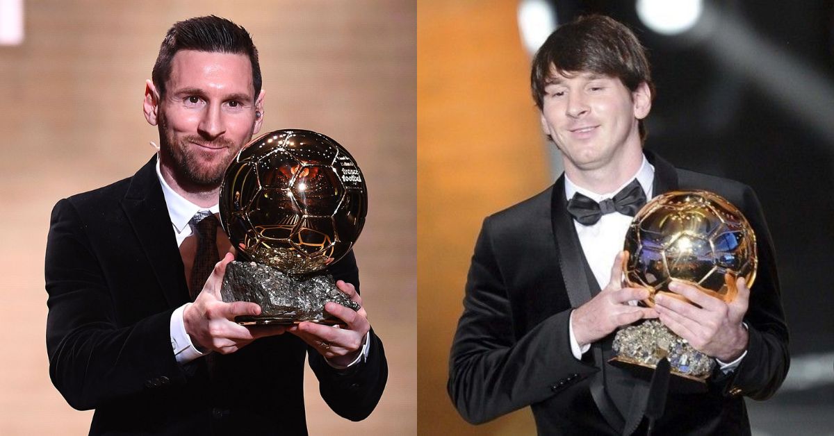 Messi at Ballon d'Or awards
