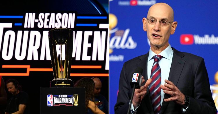 NBA In-Season Tournament and Adam Silver (Credits: Getty Images)