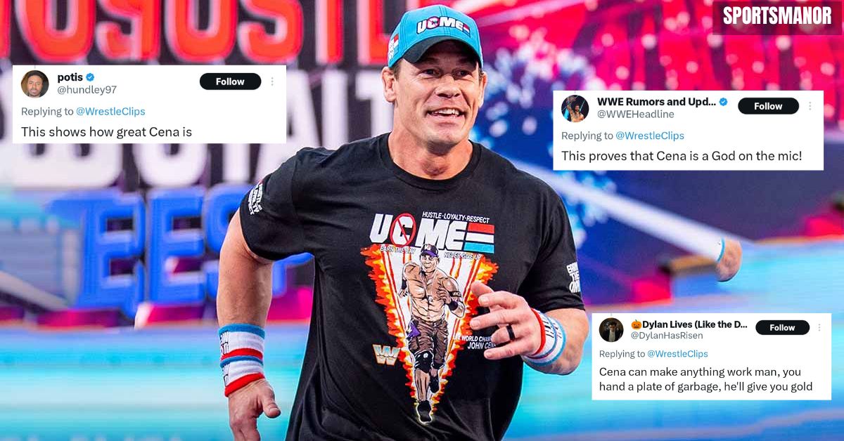 Fans praise WWE legend John Cena