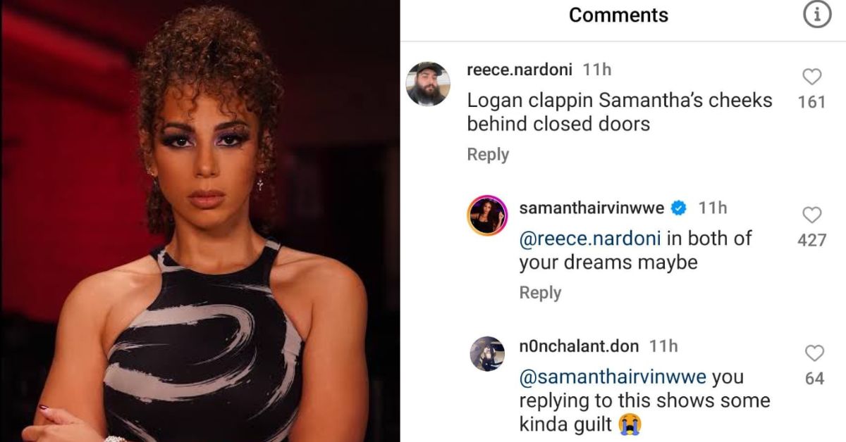 Samantha Irvin takes a bold stance about affair rumors