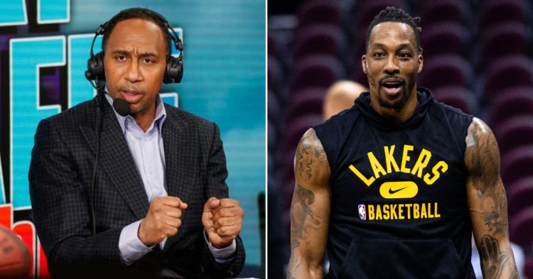Stephen A. Smith and Dwight Howard (Credits - Deadspin and Wikipedia)