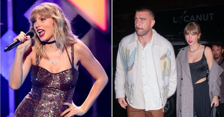 Taylor Swift with Travis Kelce (Credit: People)