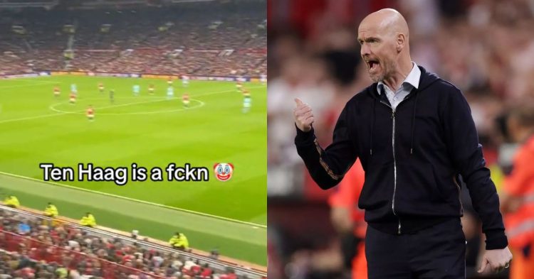 Report on Manchester United as Manchester City fans mock the performance of Erik ten Hag's side with a new chant.