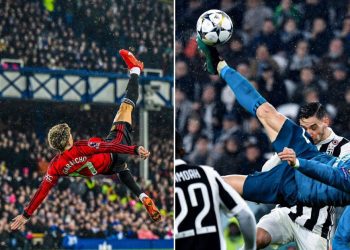 Alejandro Garnacho's goal draws comparison with Cristiano Ronaldo