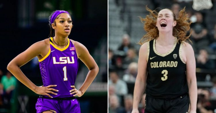 Angel Reese and Frida Formann (Credits: LSU Sports and The Canadian Press)
