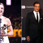 Belinda Bencic and Roger Federer. (Credis- X)