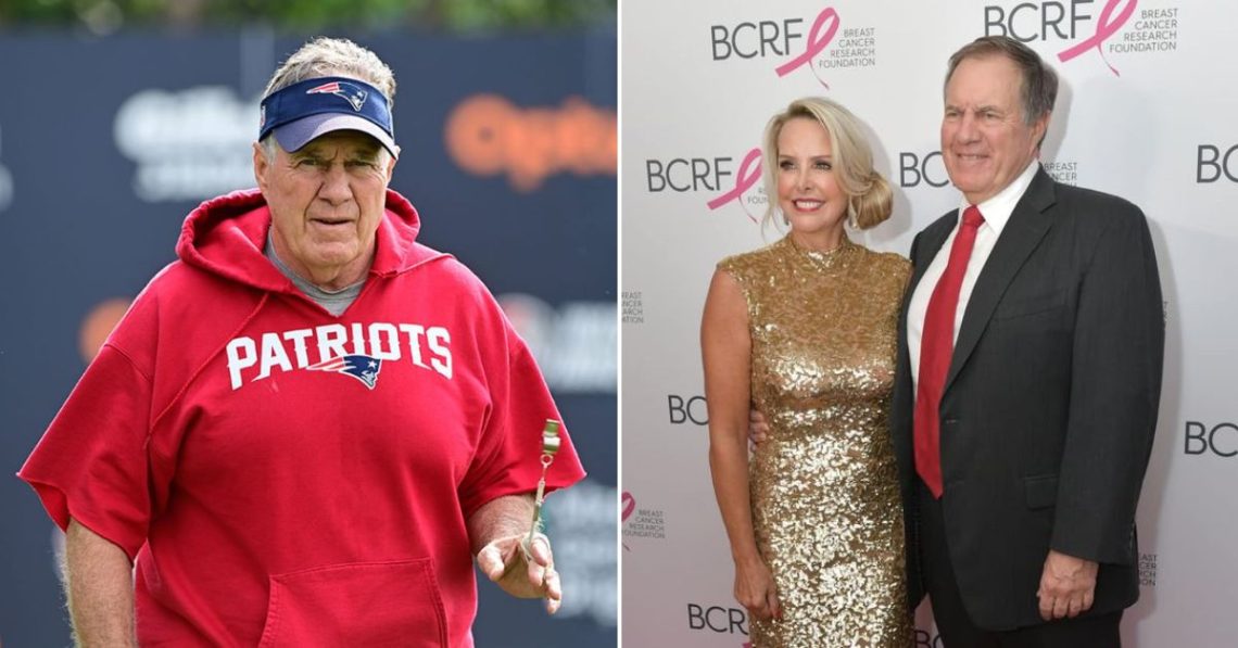 Bill Belichick with Debby Clarke (Credit: People)
