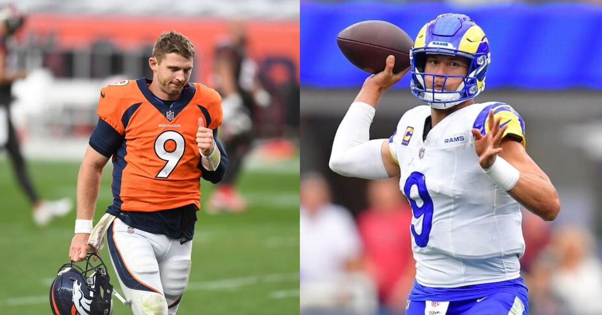 Brett Rypien (left) is expected to replace Matthew Stafford against the Packers