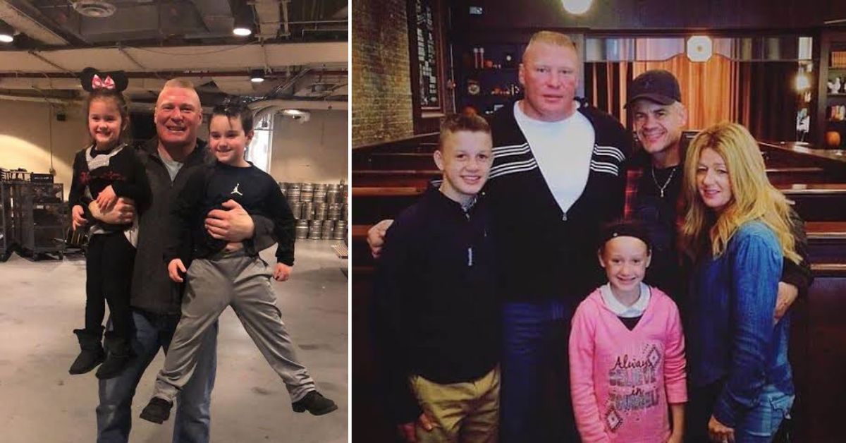 Brock Lesnar and kids