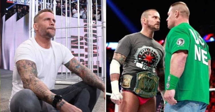 CM Punk and John Cena(Credit- X and Essentially Sports)