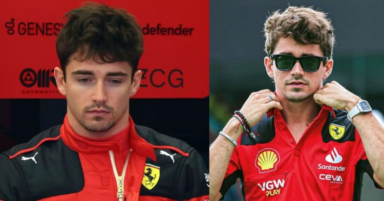 Charles Leclerc accidentally gives away Ferrari's strategy for the Sunday race