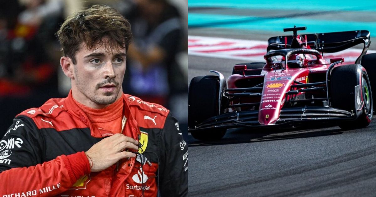 Charles Leclerc (left), Ferrari's SF-75 of 2022 (right) (Credits- PlanetF1, RacingNews365)