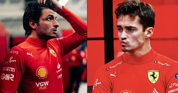 Charles Leclerc posts a behind the scenes calling out Carlos Sainz after getting no attention