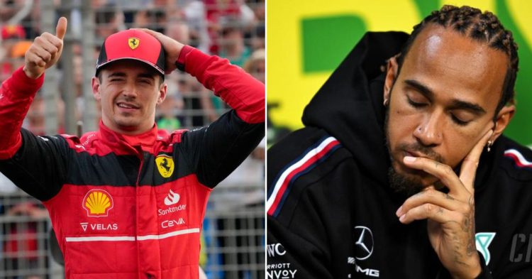 Charles Leclerc puts Ferrari on good position as Lewis Hamilton gets knocked out in Q2. (Credits -News 18, Crash)