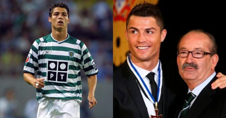 Report on Cristiano Ronaldo as the Portuguese player, send a heartfelt message to the youth coach who discovered him.
