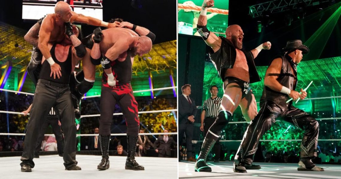 DX vs Brothers of Destruction at Crown Jewel 2018