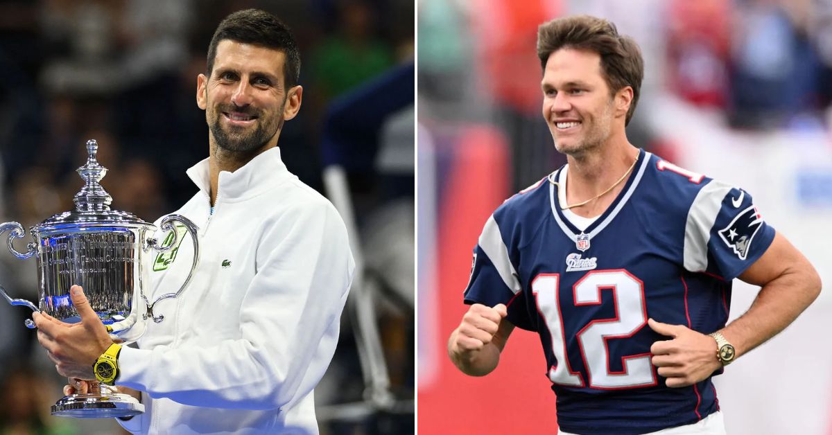 Novak Djokovic and Brady (Credit: MARCA)