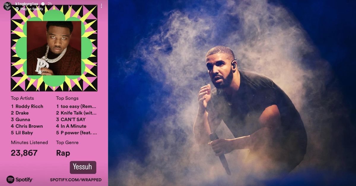 Drake on Nick Kyrgios spotify