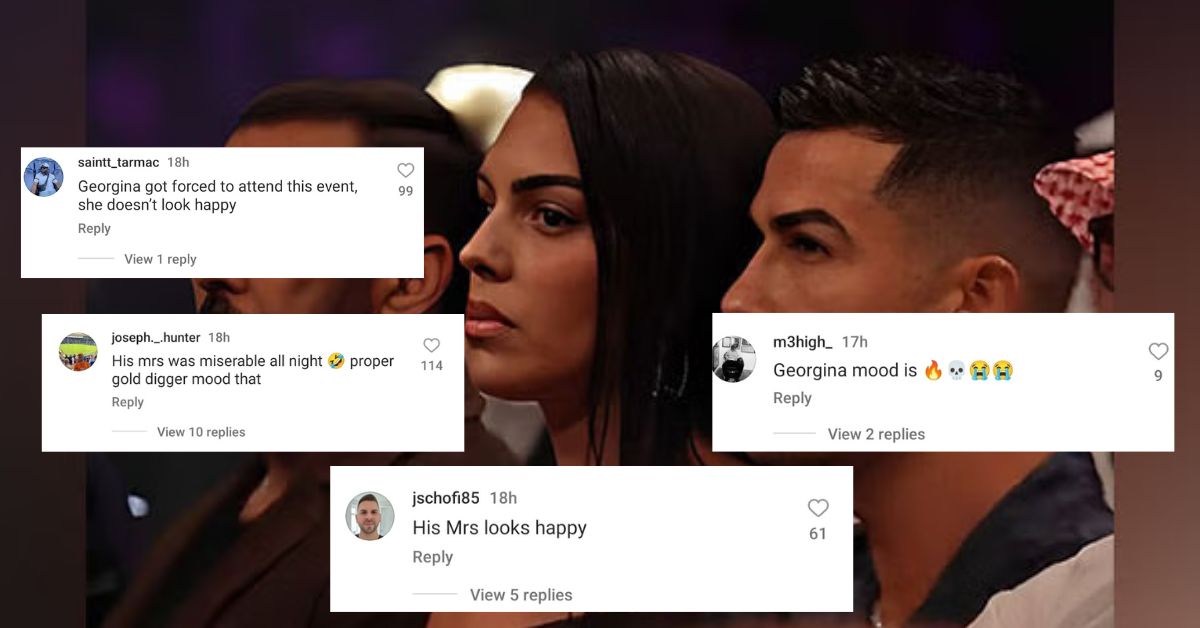 Fan reactions about Georgina Rodriguez being unhappy (1)