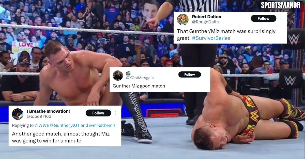 Fans react to Gunther vs. The Miz at Survivor Series 2023