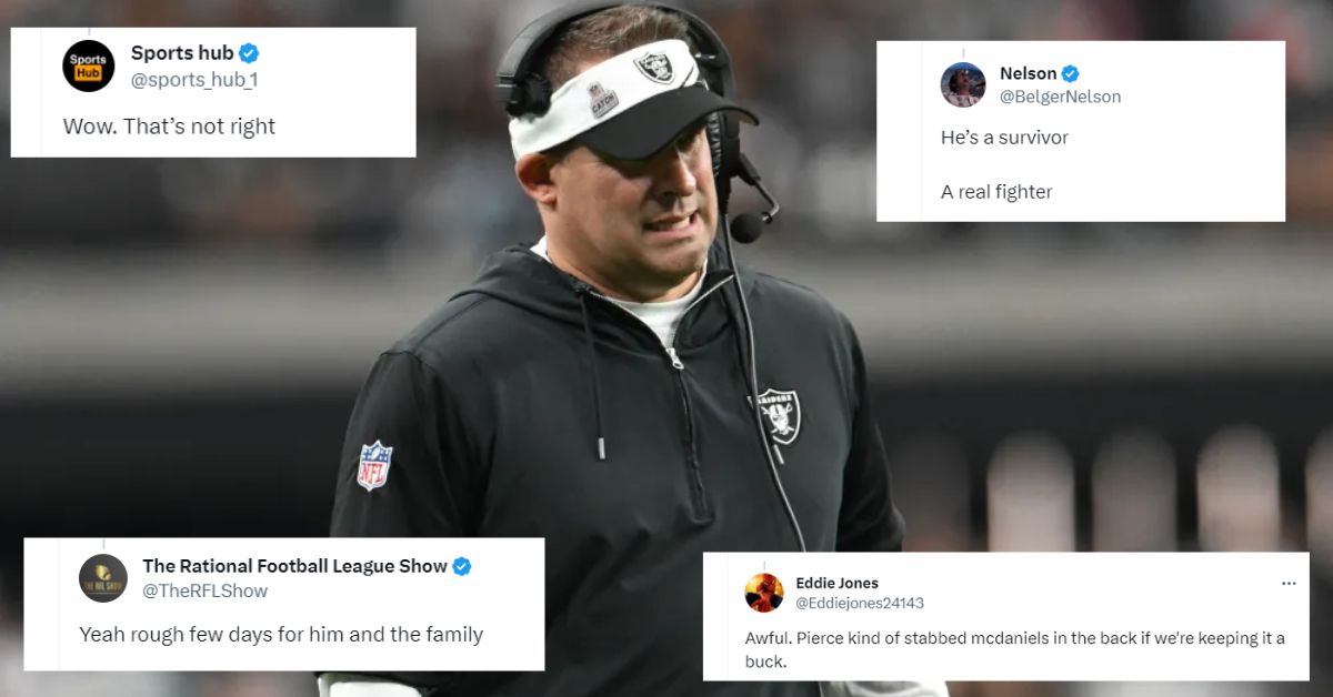 Fans react to Josh McDaniels being fired on Halloween night