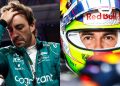 Fernando Alonso (left), Sergio Perez (right) (Credits- The Mirror, Motorsport.com)
