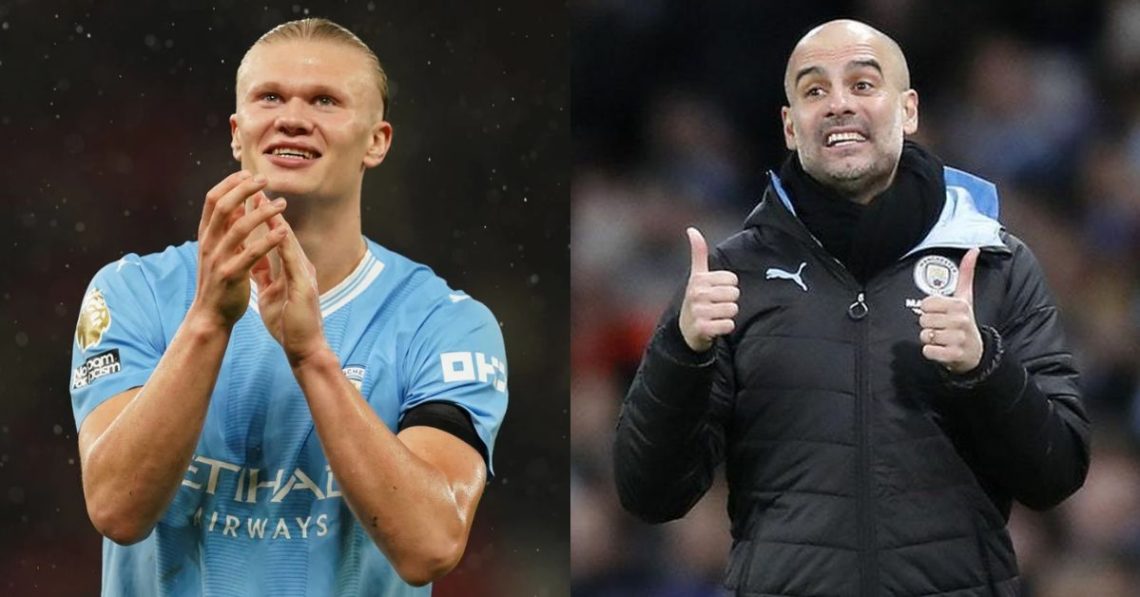 Report on Erling Haaland as the Manchester City striker gets annoyed as a TikToker sings his song at the 2023 Ballon d'Or ceremony.