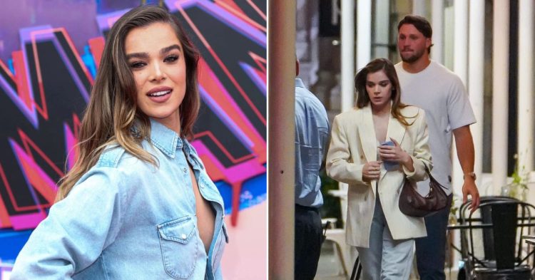 Hailee Steinfeld with Josh Allen (Credit: New York Post)