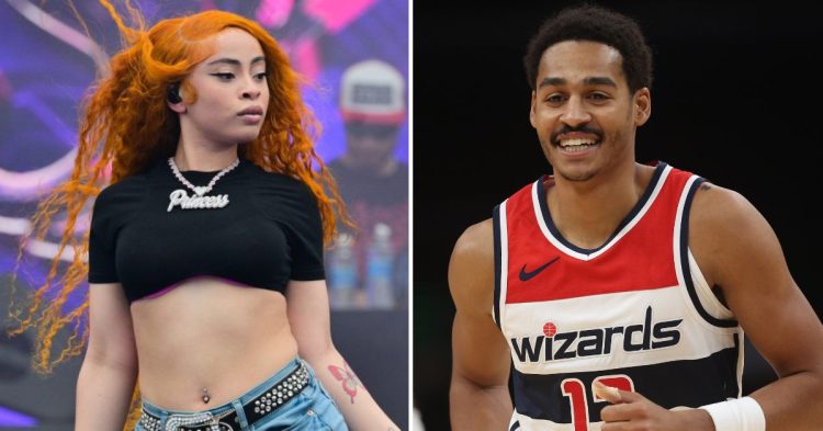 Ice Spice and Jordan Poole (Credits - uDiscover Music and NBA.com)
