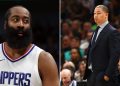 James Harden and Tyronn Lue (Credits - Getty Images and The New York Times)
