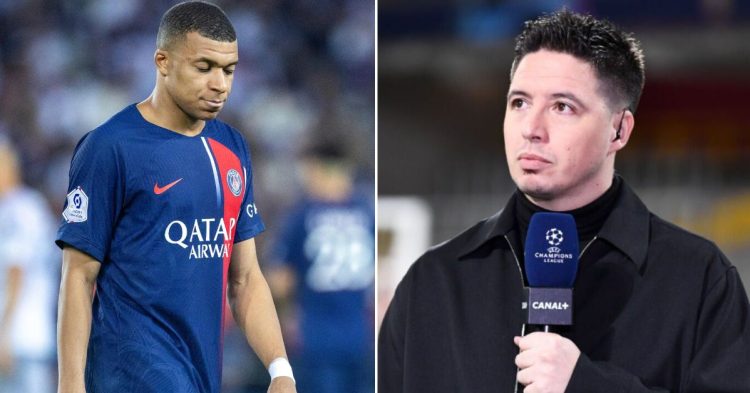 Kylian Mbappe (L) Samir Nasri (R)