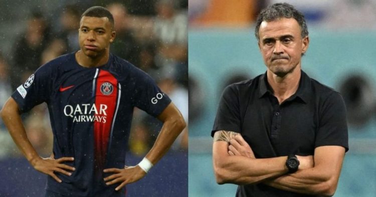 Report on Kylian Mbappe as the PSG manager, Luis Enrique, was not happy with the performance of the French forward even after a hat trick.