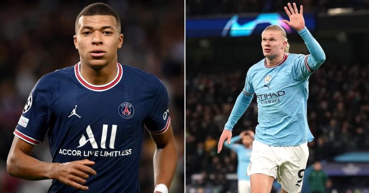 Kylian Mbappe and Erling Haaland