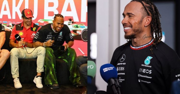 Lewis Hamilton and Carlos Sainz get into hilarious banter after Sao Paulo race weekend