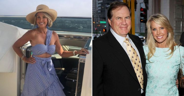 Linda Holliday and Bill Belichick (Credit: People)