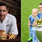 Lionel Messi, Phil Foden and Ronnie Foden