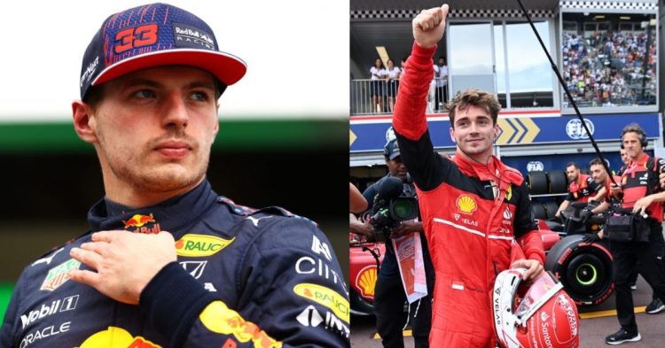 Max Verstappen (left), Charles Leclerc (right) (Credits- Business Insider, GPFans)