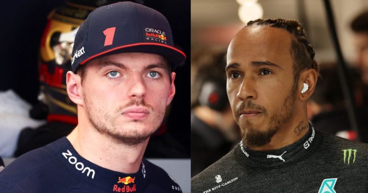 Max Verstappen (left), Lewis Hamilton (right) (Credits- Twitter, GB News)