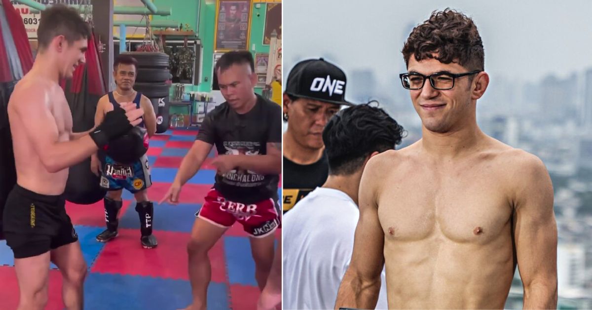 Mikey PK Saenchai? 👀 ONE flyweight submission grappling world champion  Mikey Musumeci is embracing his Muay Thai journey and training…
