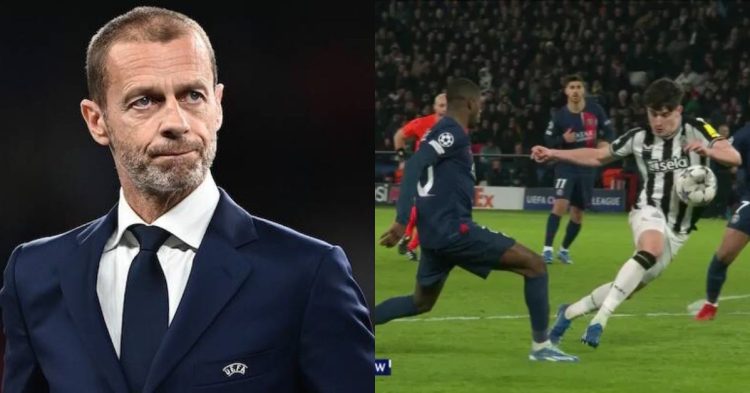 Report on Newcastle United vs PSG as UEFA under spotlight for a controversial penalty decision in the Group of death in UCL.