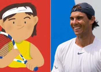 Rafael Nadal and his animated childhood portrayal in Children's Book