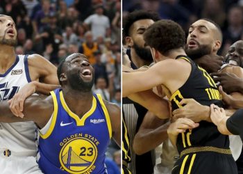 Rudy Gobert and Draymond Green (Credits: Getty Images and AP Photos)